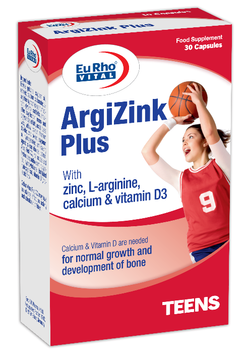 آرژی زینک پلاس یوروویتال | زینک+ویتامین دی۳+ کلسیم+ ال آرژنین