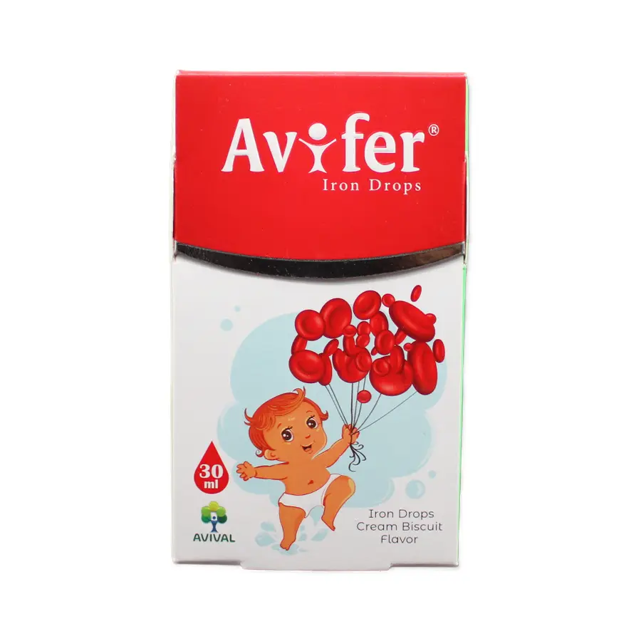قطره آهن آویفر | آهن آویزومال +جلوگیری از کم خونی و کمبود آهن